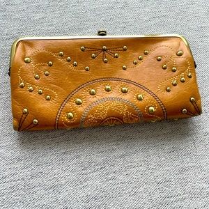Hobo leather clutch